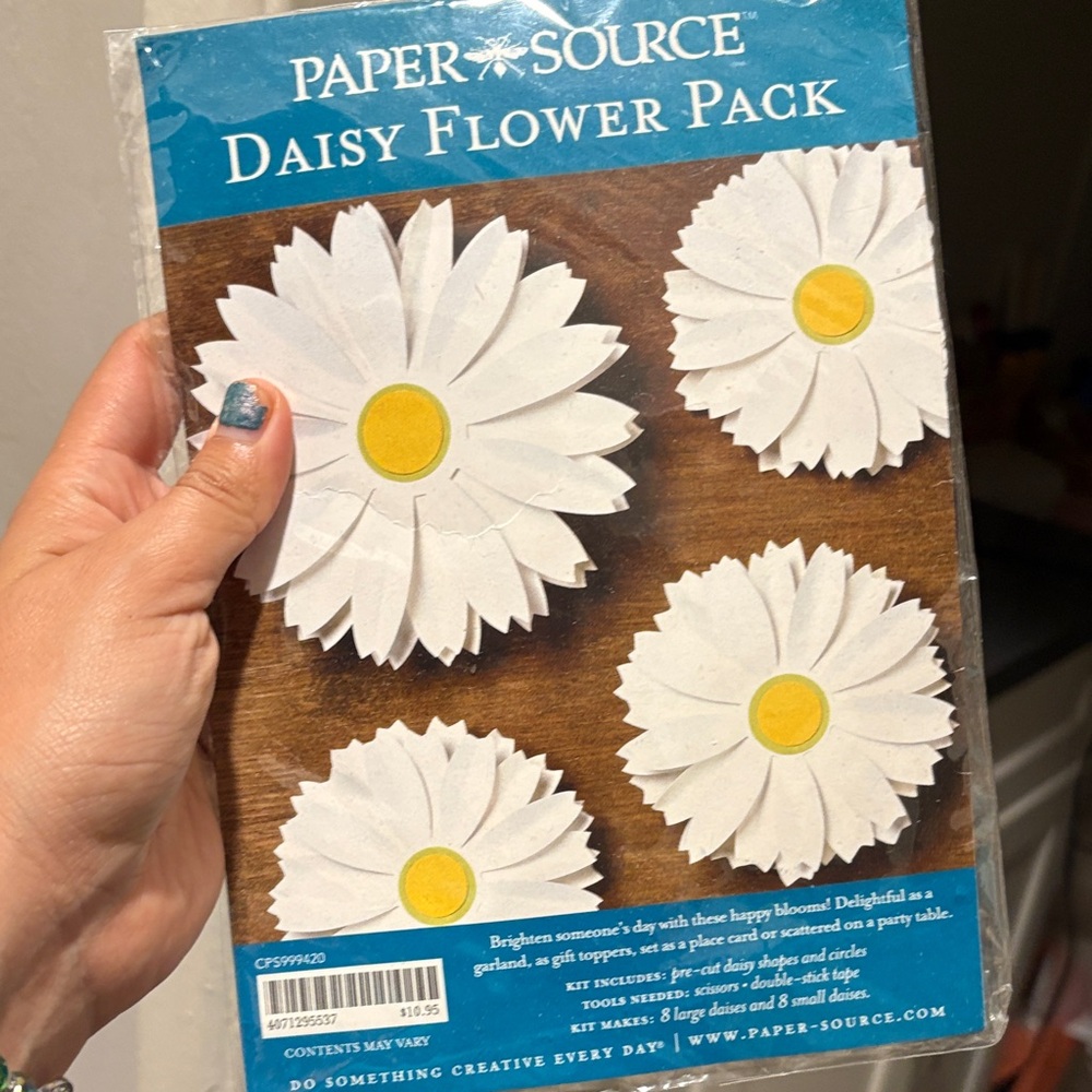 Paper Source White and Yellow Daisy Set